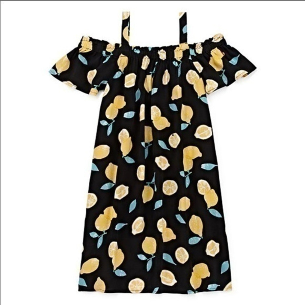 Peyton & Parke Lemon Themed Dress NWT Small